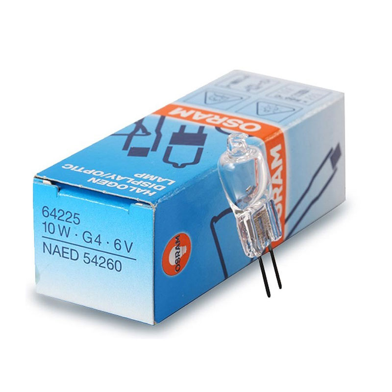 لامپ هالوژن سوزنی OSRAM 10W 6V کد HLX 64225